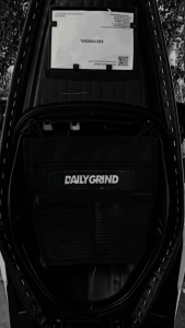 DAILYGRIND MOTORCYCLE SEAT ORGANIZER BAG FOR IDs DOCUMENT FREE SCREW