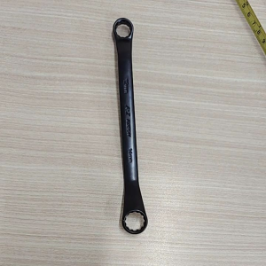 KUNCI DOUBLE RING 12X14MM KI KAGON FULL HITAM CHROME VANADIUM 2445B