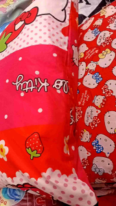 Sarung bantal karakter (Doraemon&helokiti reseleting)kekinian termurah