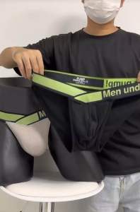Quần lót nam cotton thiết kế đai chữ V thời trang mặc gym thể thao co giãn