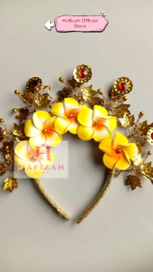 Mahkota Bando Bali Kamboja: Aksesoris Tari & Karnaval Anak & Dewasa