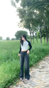 TERMURAH Highwaist Loose jeans Wanita/Celana panjang jeans wanita dewasa