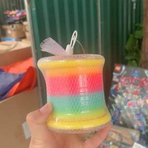 Đồ chơi lò xo cho bé đồ chơi trẻ em lò xo cầu vồng ma thuật nhiều màu