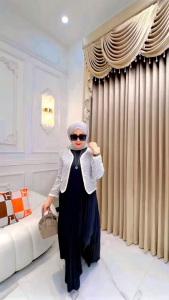 Clara Dress Import Plisket 2 in 1