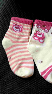 Set 5 đôi vớ cotton siêu mềm mịn màu sắc dễ thương cho bé từ 0 - 14 tuổi