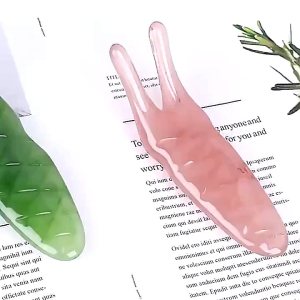 Alat Memijat Gua Sha Wajah & Kepala Bahan Cristal Resin Alami