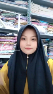 jilbab instan Zipper