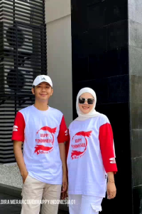 ALSQ-Kaos Tshirt Oversize Pria Wanita Happy Indonesia