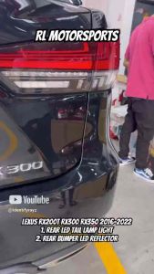 Lexus RX200t RX300 RX350 rear led tail lamp light 2026 2017 2018 2019 2020 2021 taillamp taillight bodykit body kit cover drl