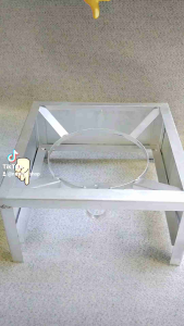 ผลกระทบที่สุด: ขาตั้งเตา KB5 แบบเตี้ย มีบังลม ขนาด 40x40x23 ซม. ผู้ชาย 23 ซม. ผู้หญิง ขาเตาแม่ค้า ขาเหลี่ยมสูง 23 ซม.สำหรับตั้งเตาแก๊สแม่ค้า เตาแก๊สแรงดันสูง