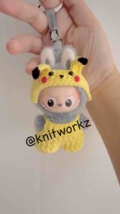 Labubu v4 pokemon costume