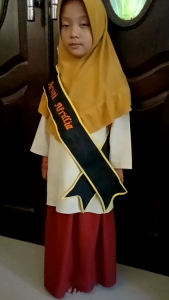 Selempang Wisuda Anak TK/Paud/Sd Gartis Bordir Nama Bebas