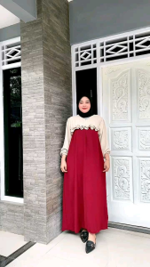 Gamis Kondangan Divana Dress Crinkle Airflow Premium