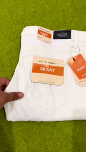 Celana Jeans Panjang Pria Warna Putih Size 27-38 Skinny Nyaman Soft