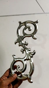 Ornamen Stainles Aksesoris Pagar Ukuran 25x10cm Pagar Besi Balkon