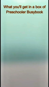 PRESCHOOLER BUSYBOOK KANAK-KANAK age 4-6years old #busybook