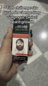 [HCM]Tinh chất mọc râu BEARD GROWTH DininZi 40ml giúp mọc lông vùng ngực 40ml - tinh dầu mọc lông - HX2037
