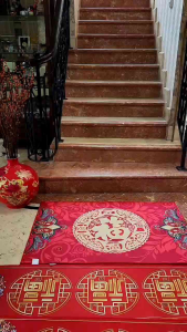 Alas Kaki Imlek Karpet Lantai Keset Kaki Anti Slip Selip CNY