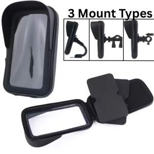 Waterproof Motor / Bike / Motorcycle Waterproof Phone Holder (with sun visor bag)