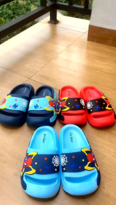 Sandal Selop Karet Anak Laki Laki 1 2 4 3 5 6 7 8 9 10 Tahun Model Karakter Terbaru Kekinian RDX-Z3