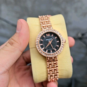 READY STOK!!! JAM TANGAN FASHION WANITA TALI RANTAI & JAM TANGAN KASUAL WANITA ANTI AIR FREE BATERAI CADANGAN
