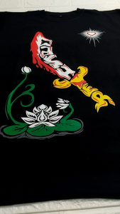 KAOS LAWASAN PSHT//KAOS LAWASAN TERATE//KAOS HITAM SABLON PLASTISOL//KAOS HITAM COWO CEWE KEREN