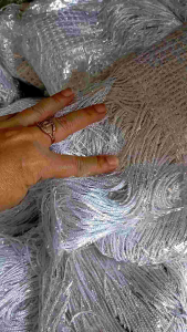 Tirai Glitter Premium Import 100x200cm - Tirai Berkualitas Tinggi Putih