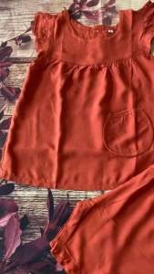 (5-16kg) Bộ tol màu 2 da đẹp ít nhăn rút mát rượi nút cài vai cho bé gái 123