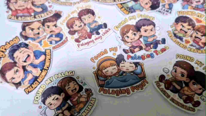PALAGI glittery stickers - inspired by TJ monterde song 20 assorted design per pack
