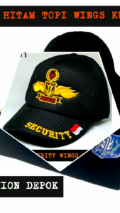 Kaos security Paket kaos security plus topi security kaos polo security kaos kerah security