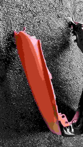 Cover Body Belakang Kiri Kanan Plus Cover Tail Sambungan Body Belakang Scoopy ESP K93 2017-2019 Merah Doff Red Matte