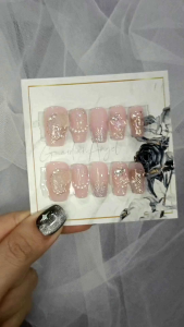 Press on Nail 穿戴甲 Handmade Kuku Palsu Butterfly Princess Style