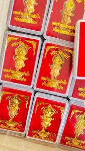 2色 พระพิฆเนศปางมหาเศรษฐี สาว-สีทอง กับ สีทอง งามคมสวย พร้อมกล่องกำมะหยี่สีแดง