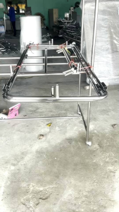 ราวตากผ้าสแตนเลส 304 ท่อหนา1.2มิล ยาว1.5ม คานล่าง2เส้น ล้อยาง3นิ้วล็อคได้ ไม่เป็นสนิม100% พร้อมส่ง!!