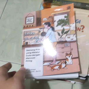 buku seorang pria yang melalui duka dengan mencuci piring dr.andreas