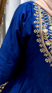 Gamis hindi madubala bordir terbaru 3warna bahan rayon twill