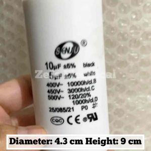 SENJU 10+5 uF 450V Dual Capacity | ZeJe