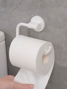 Self Adhesive Bathroom Holder Toilet Roll Hand Towel 180 Degree Rotatable Horizontal Vertical Anti Slip