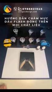 Mực in Dấu Flash - Đóng trên mọi chất liệu - Hướng dẫn châm mực DẤU FLASH