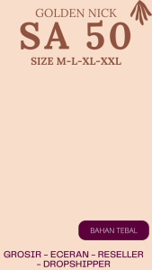 Tangtop Golden Nick AT50 | Atasan Wanita Golden Nick | Tanktop Cewek Golden Nick | Baju Dalam Tali Kecil AT50 | Pakaian Dalam | MOMS carefams