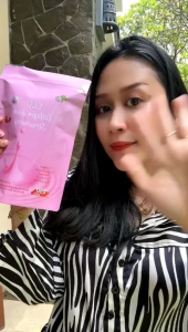 BELI 1 GRATIS 1 HADIAH - ELD COLLAGEN DRINK STRAWBERRY MINUMAN PEMUTIH BADAN COLAGEN AMAN BPOM HALAL MUI