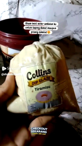 EXTRA TAMBAHAN GLAZE COKLAT COLLINS