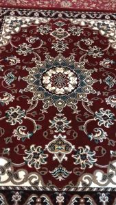 พรมเปอร์เซีย พรมอินโดนีเซีย พรมปูพื้น พรมทอแท้ๆ ✅ พรมสวย พรม ขนาด 120x160 cm ไซร้ M นุ่ม สวยงาม สีแดงสวย