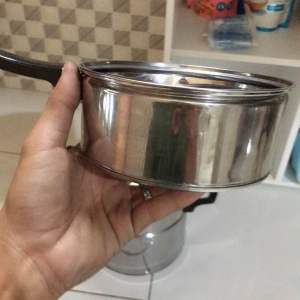 PANCI SUSU AIR / MASAK MIE UKURAN 16cm BAHAN STAINLES