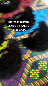 JENGGOT KUMIS PALSU TERLARIS.