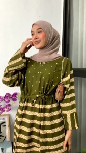 GRATIS ONGKIR TUNIK POLKA JUMBO BATIK PEKALONGAN SPESIAL PROMO TERMURAH TERLARIS