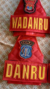 Ban Lengan Danru Security/Satpam Pakai Perekat Bahan Dolby Berkualitas