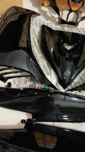 Cover Body Full Halus Yamaha MX New 135 Hitam