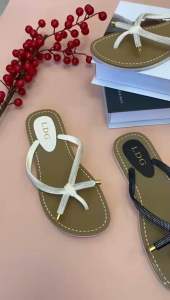 sandal japit wanita karet jelly teplek polos fashion anti slop LDG 8831