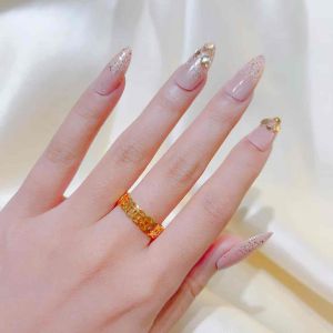 Nhẫn kim tiền nam nữ Kami KT6